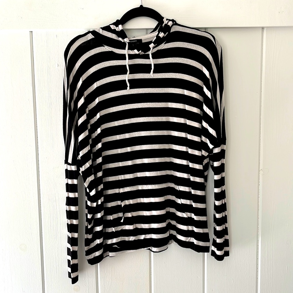 Forever 21 striped sweatshirt
